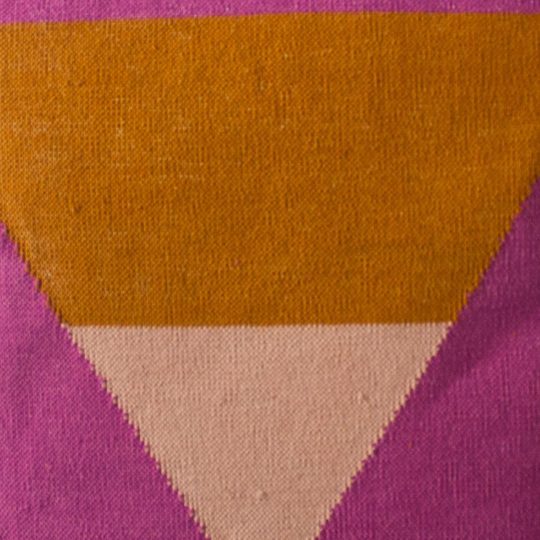 Indian Geometric Maya Stripe Modern Throw Pillow Cover