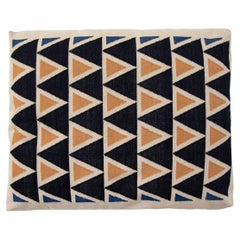 Geometric Maya Triangles Dog Bed