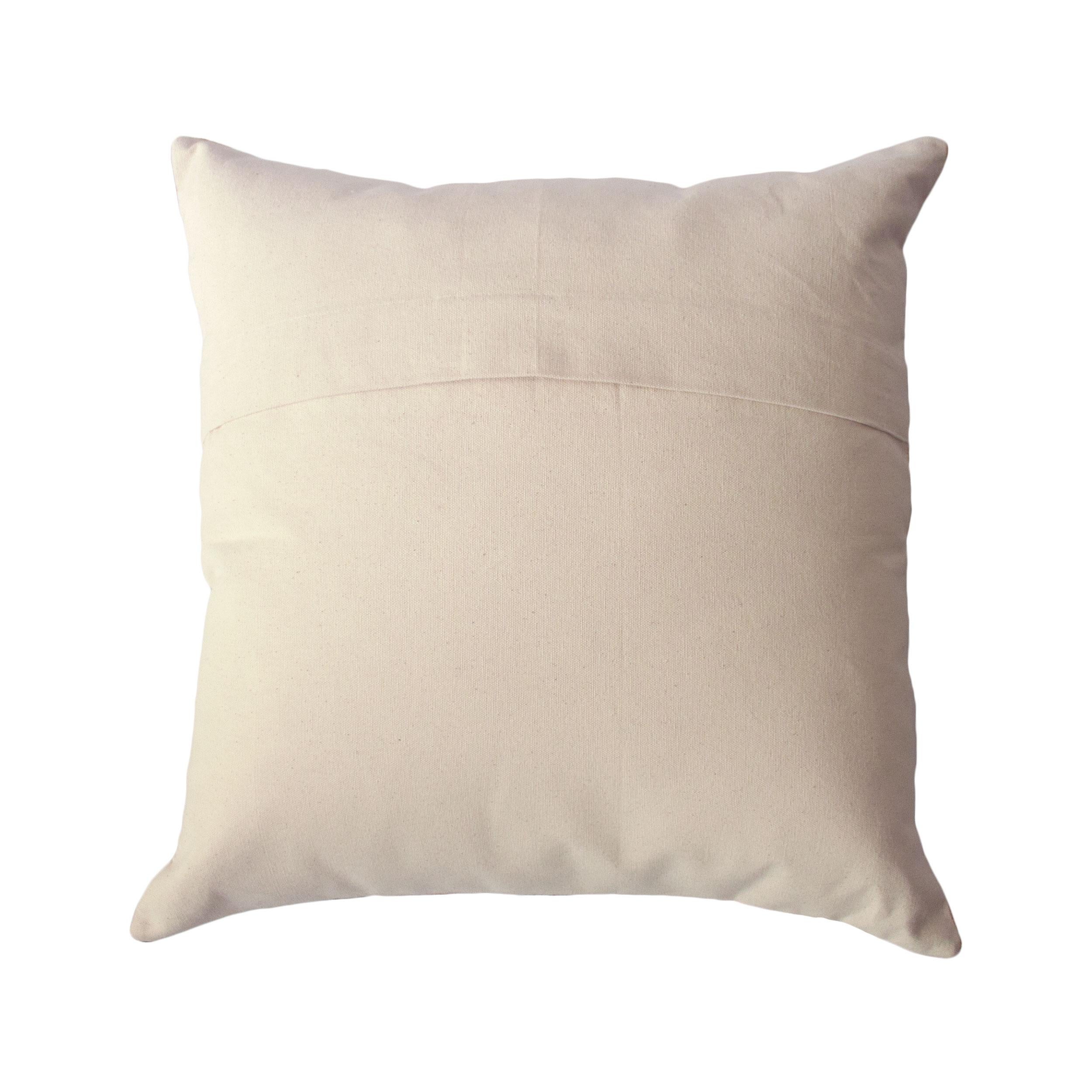Hand-Woven Geometric Maya Triangles Modern Throw Pillow Cover