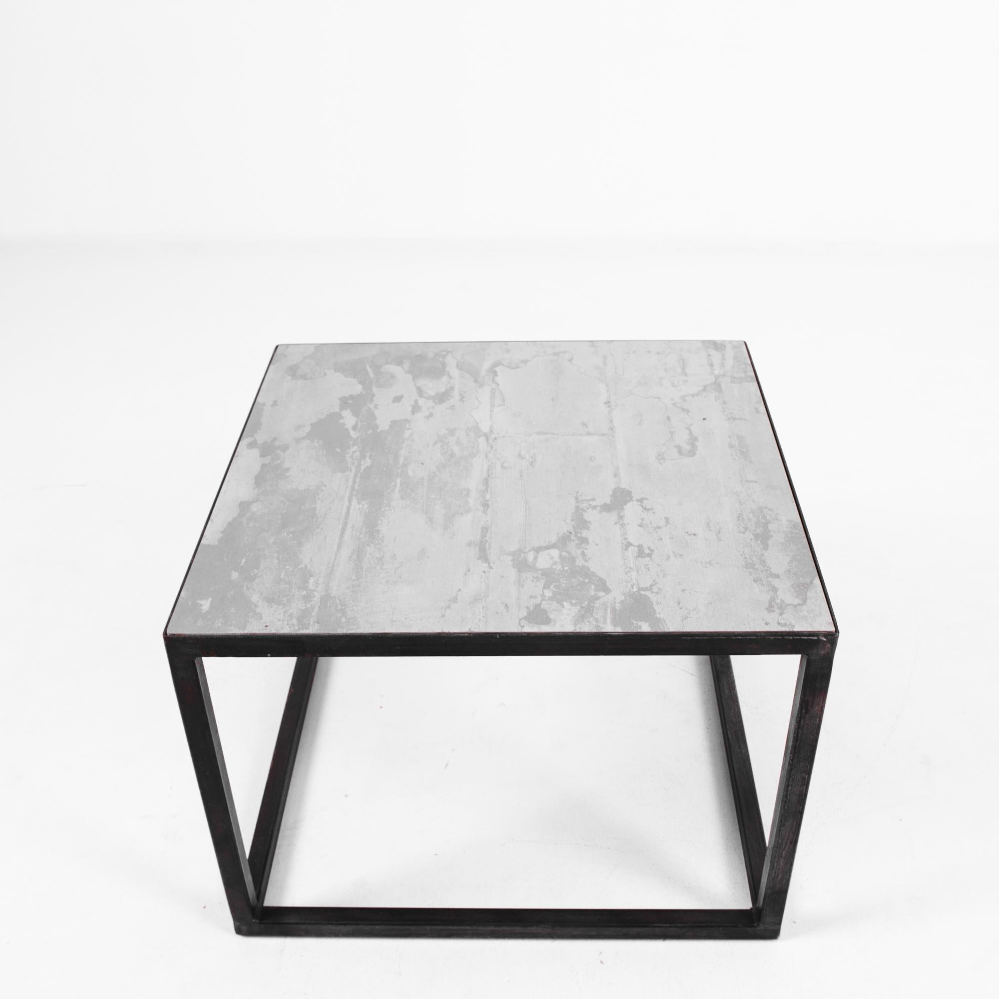 square stone top coffee table