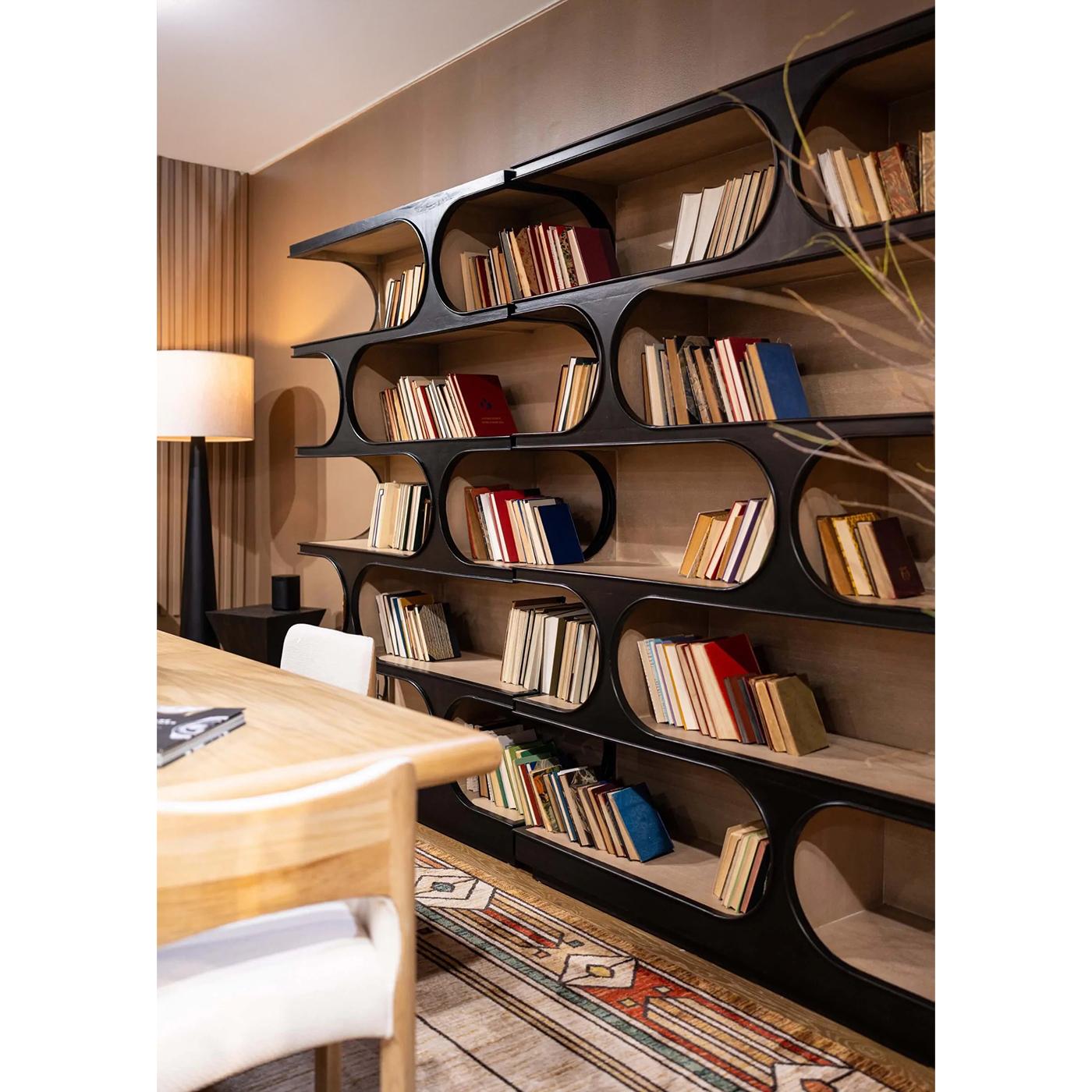 Libreria a giorno geometrica di metà secolo in vendita 1
