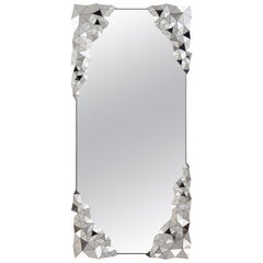 Geometric Mirror in Polished Stainless Steel by Jake Phipps