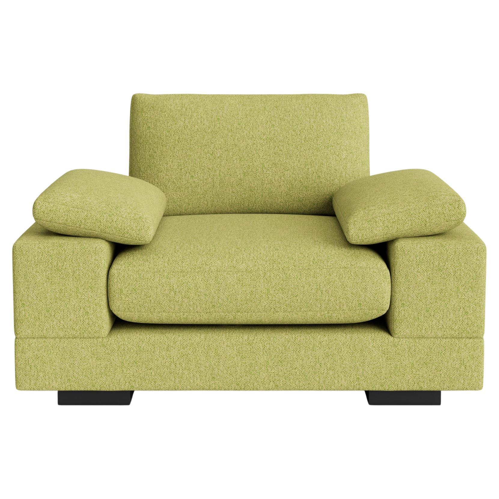 Geometric Modern Armchair in Kvadrat Vanir For Sale