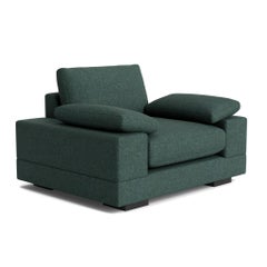 Geometric Modern Armchair in Maharam Beck