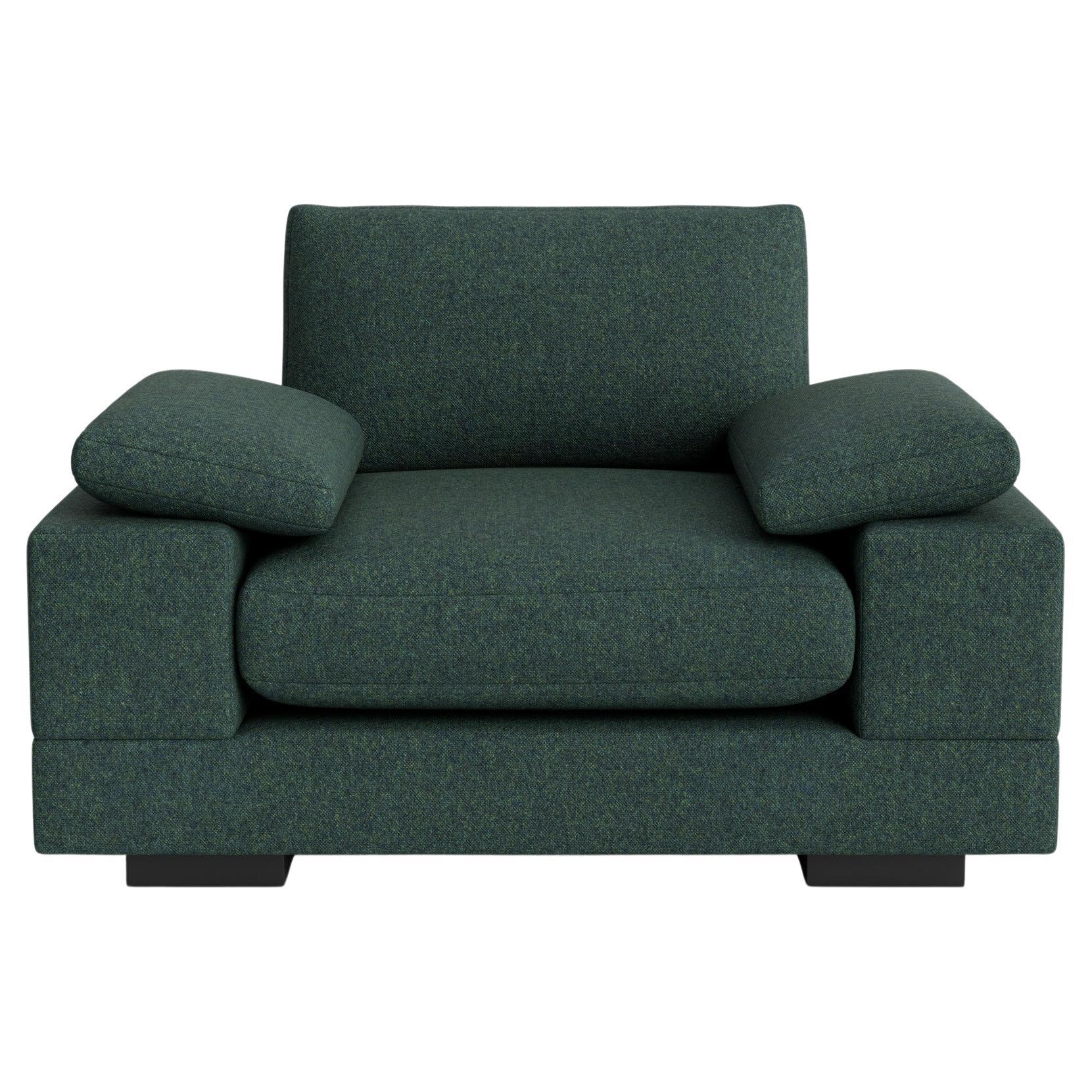 Geometric Modern Armchair in Maharam Beck