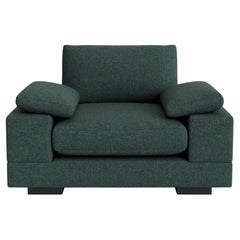 Geometric Modern Armchair in Maharam Beck