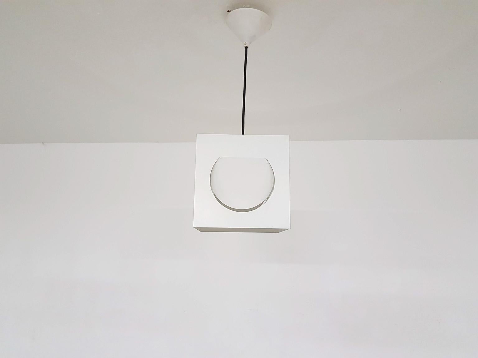 Mid-Century Modern Geometric Modern Pendant Light by Shogo Suzuki for Stockmann-Orno, Finland, 1963
