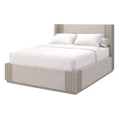 Geometric Modern Queen Bed