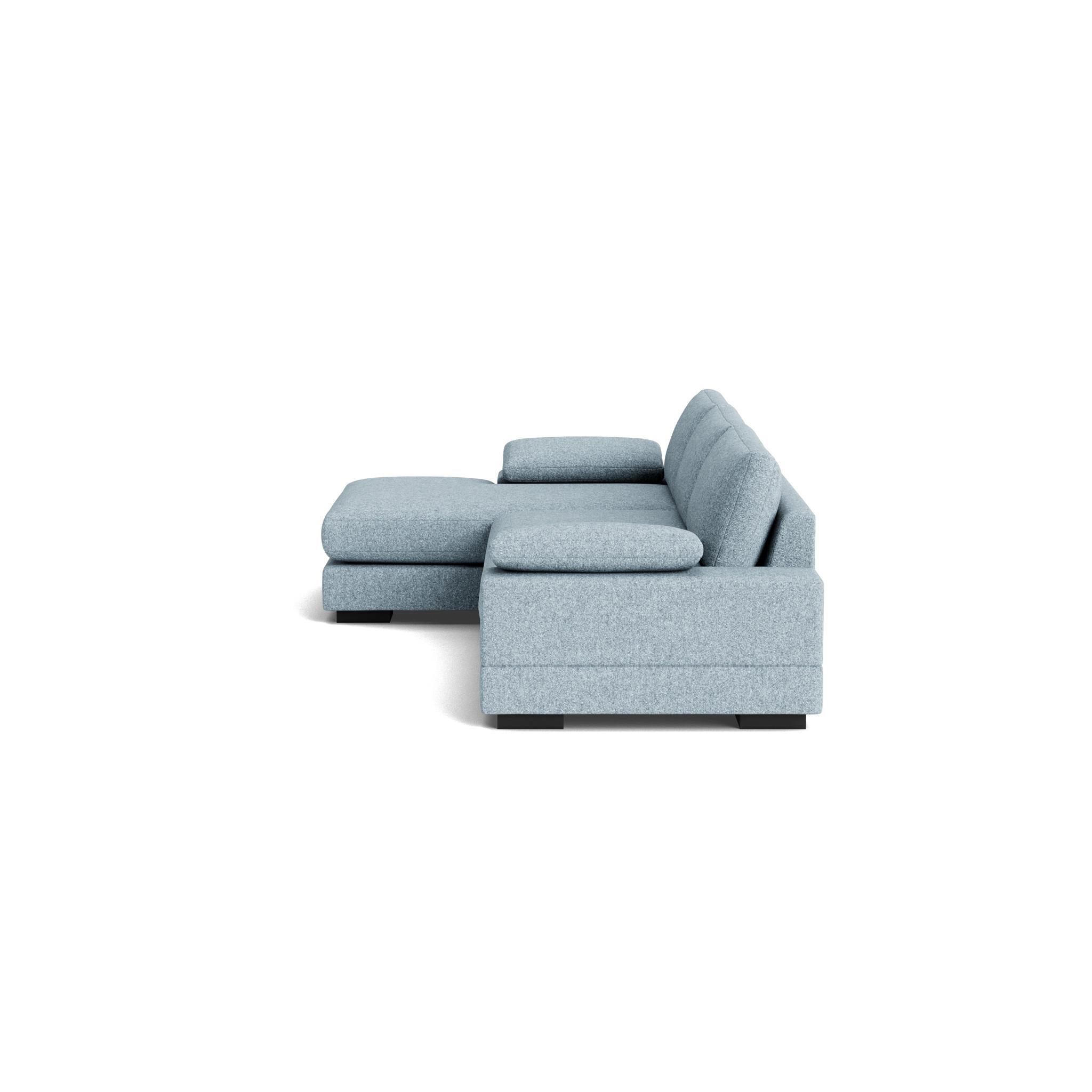 Geometric Modern Sofa in Maharam Beck For Sale 1