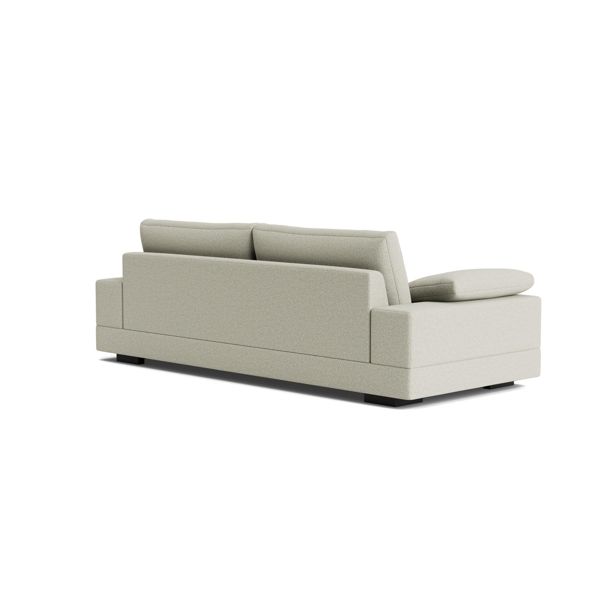 Geometric Modern Sofa in Performance Bouclé (amerikanisch) im Angebot