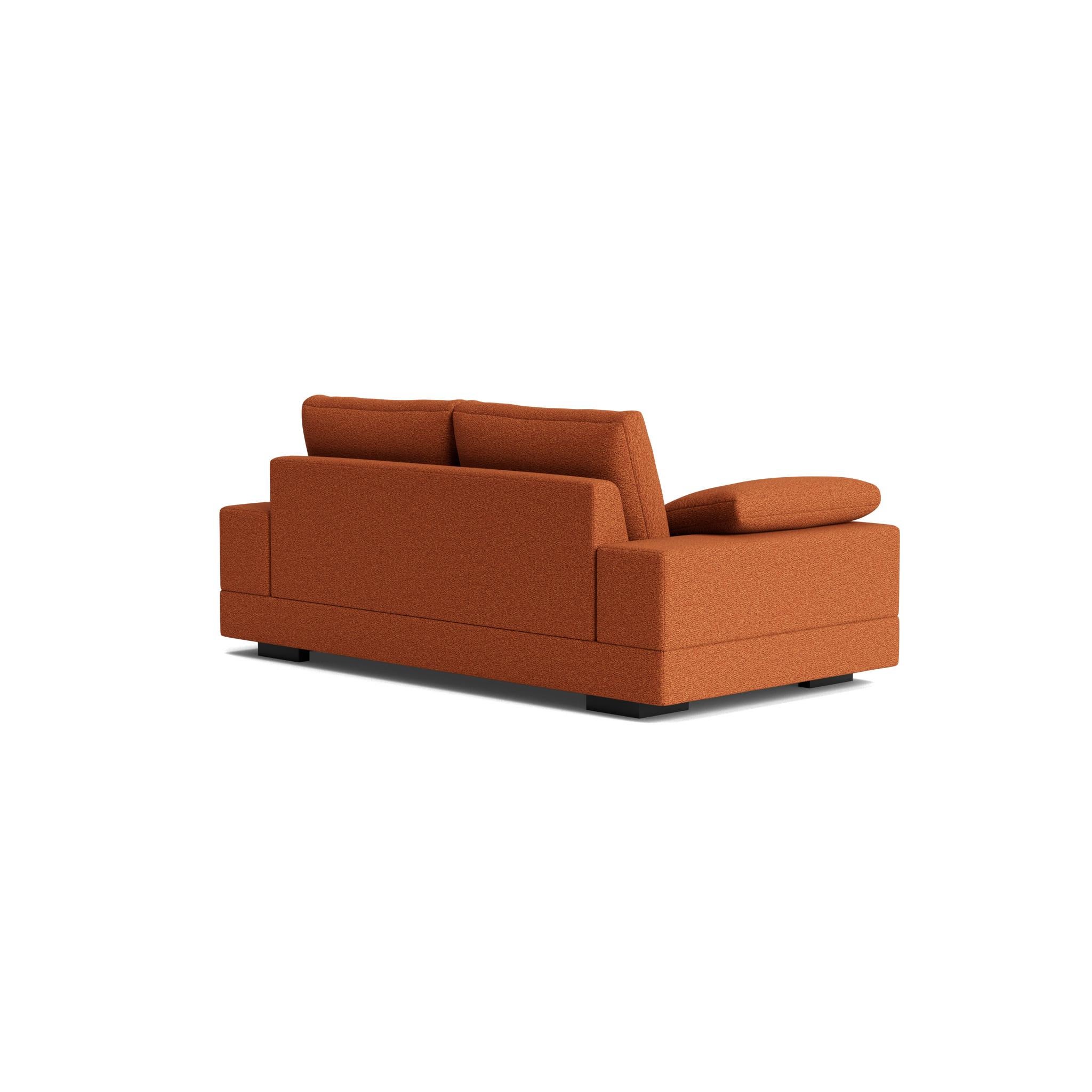 Geometric Modern Sofa in Performance Bouclé (amerikanisch) im Angebot