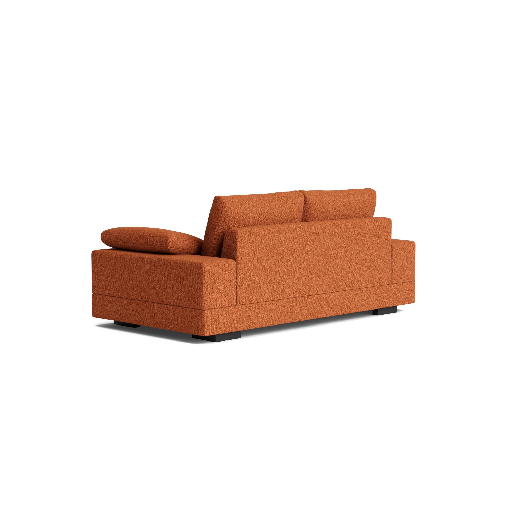 Geometric Modern Sofa in Performance Bouclé (21. Jahrhundert und zeitgenössisch) im Angebot