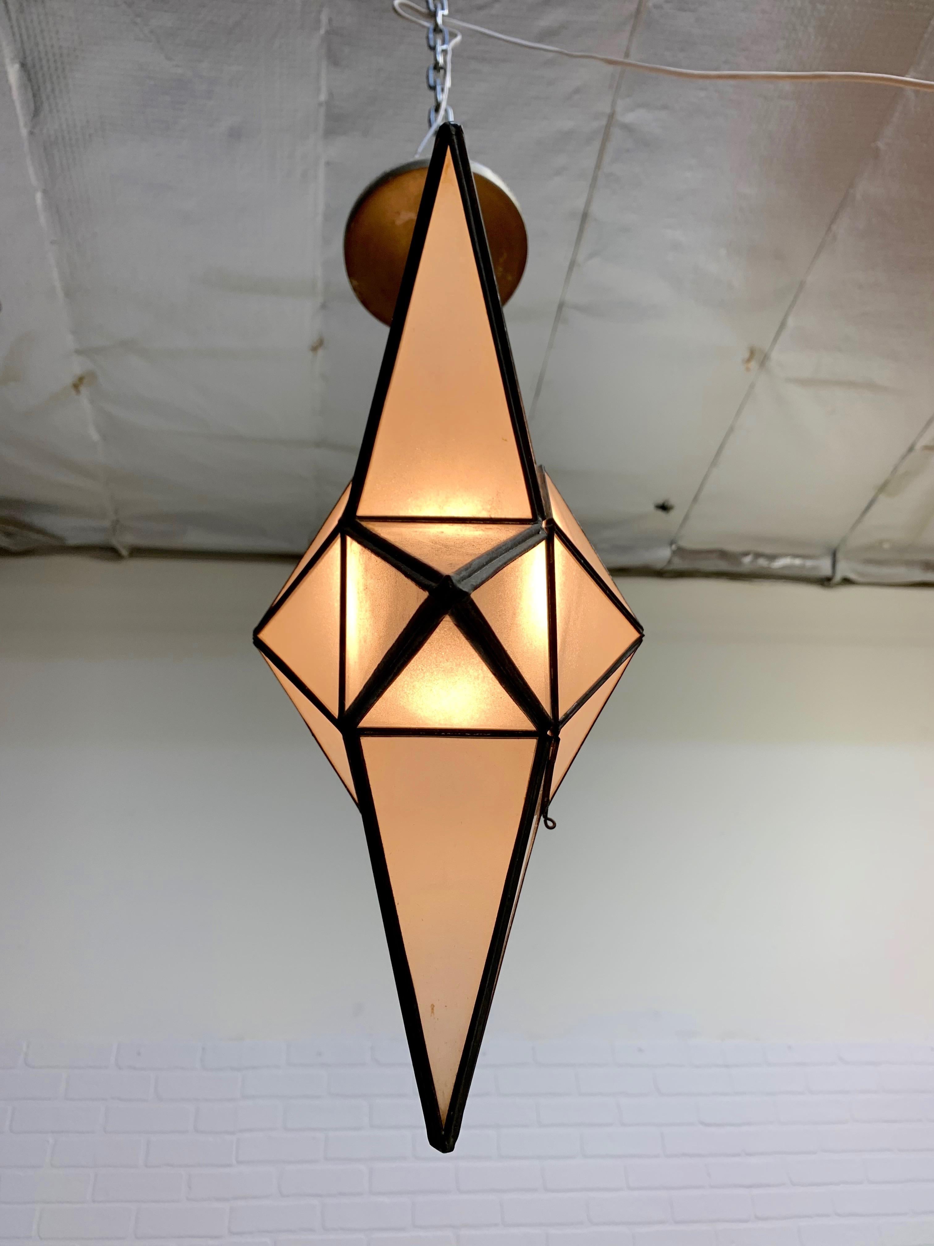 Geometric Moravian Star Pendant Lamp 4