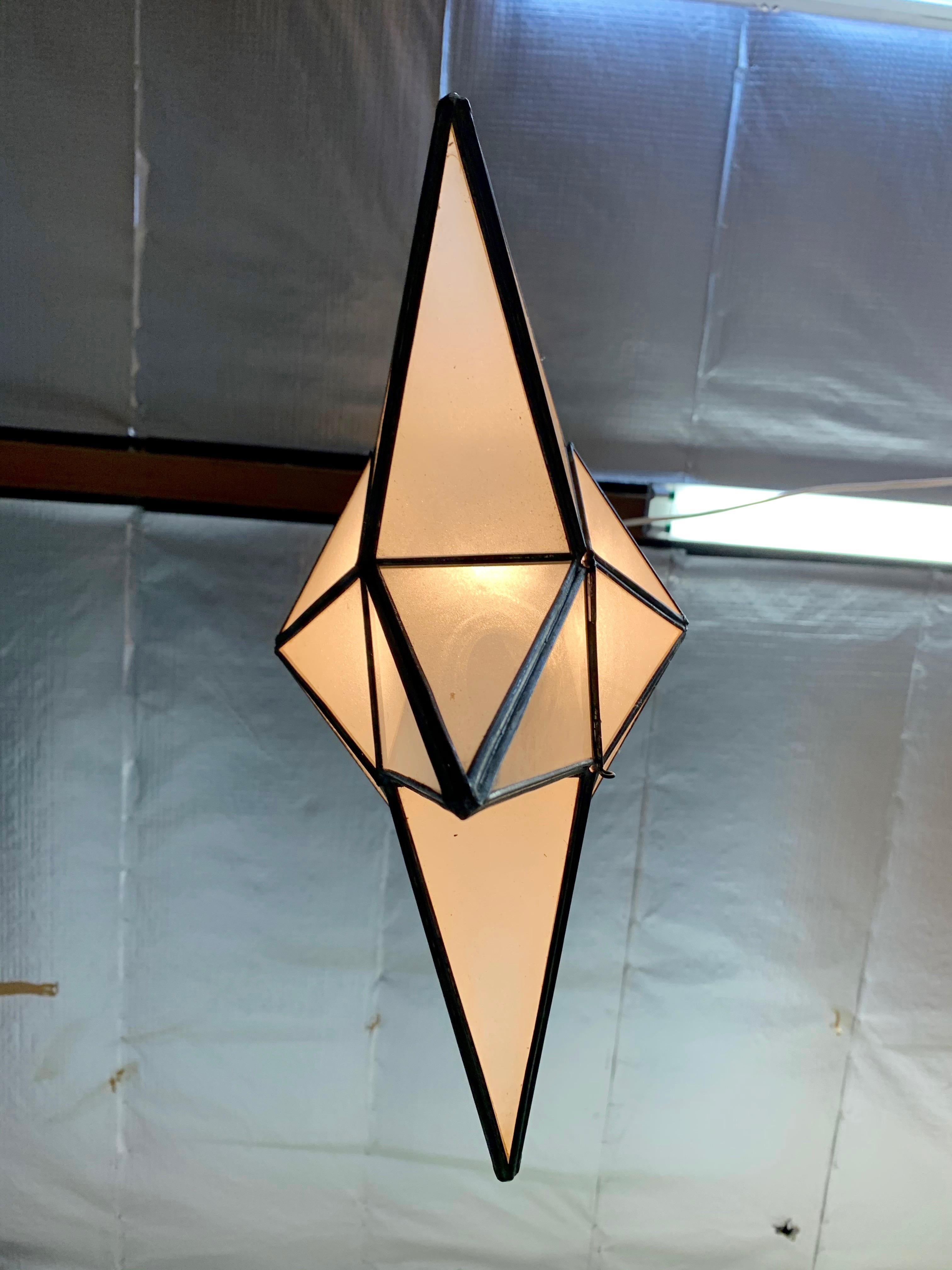 Geometric Moravian Star Pendant Lamp 5