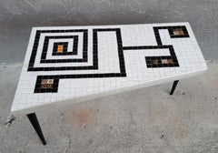 Geometric Mosaic Tile Coffee Table