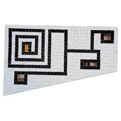 Geometric Mosaic Tile Coffee Table
