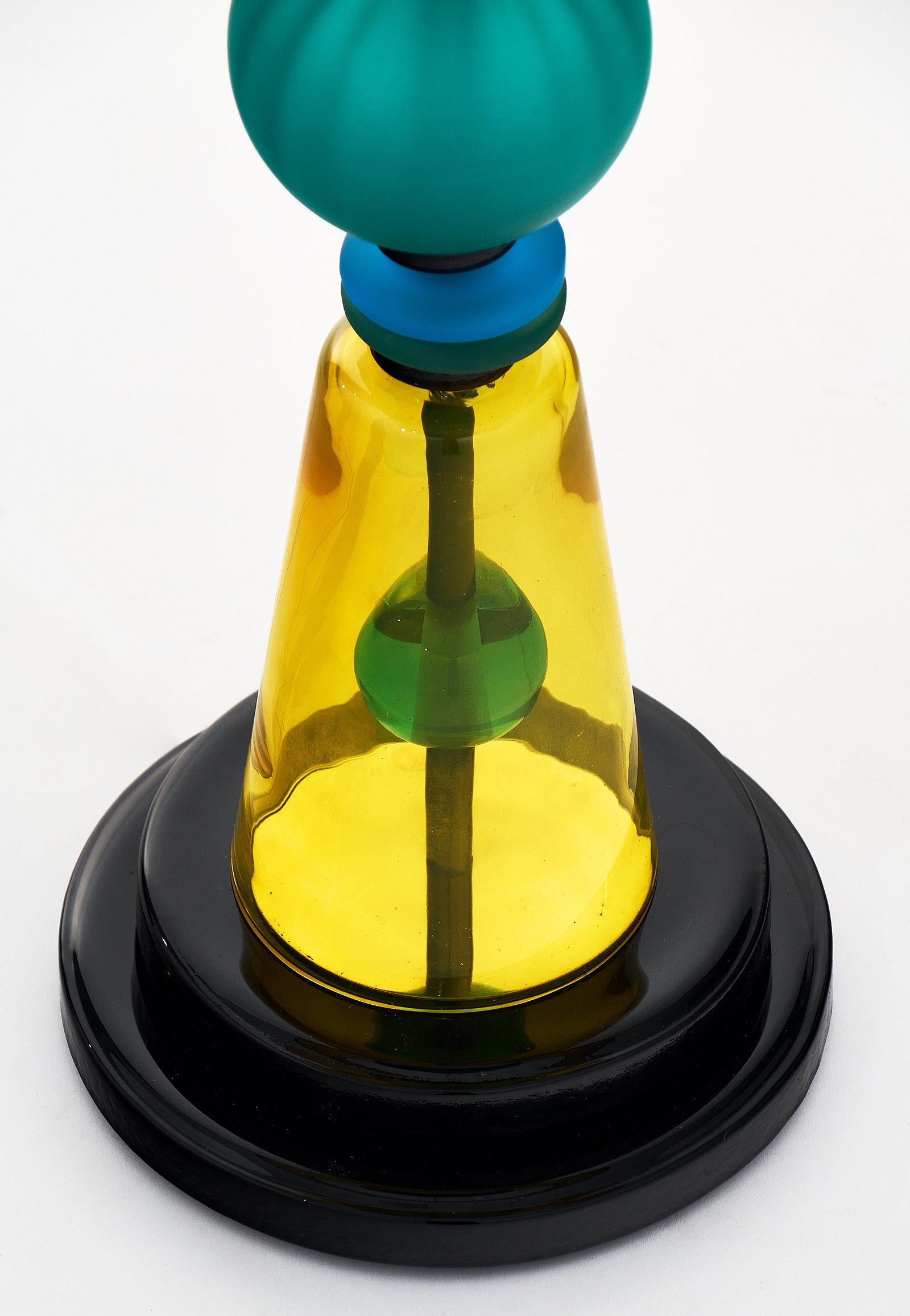 Geometric Murano Glass Lamp 2