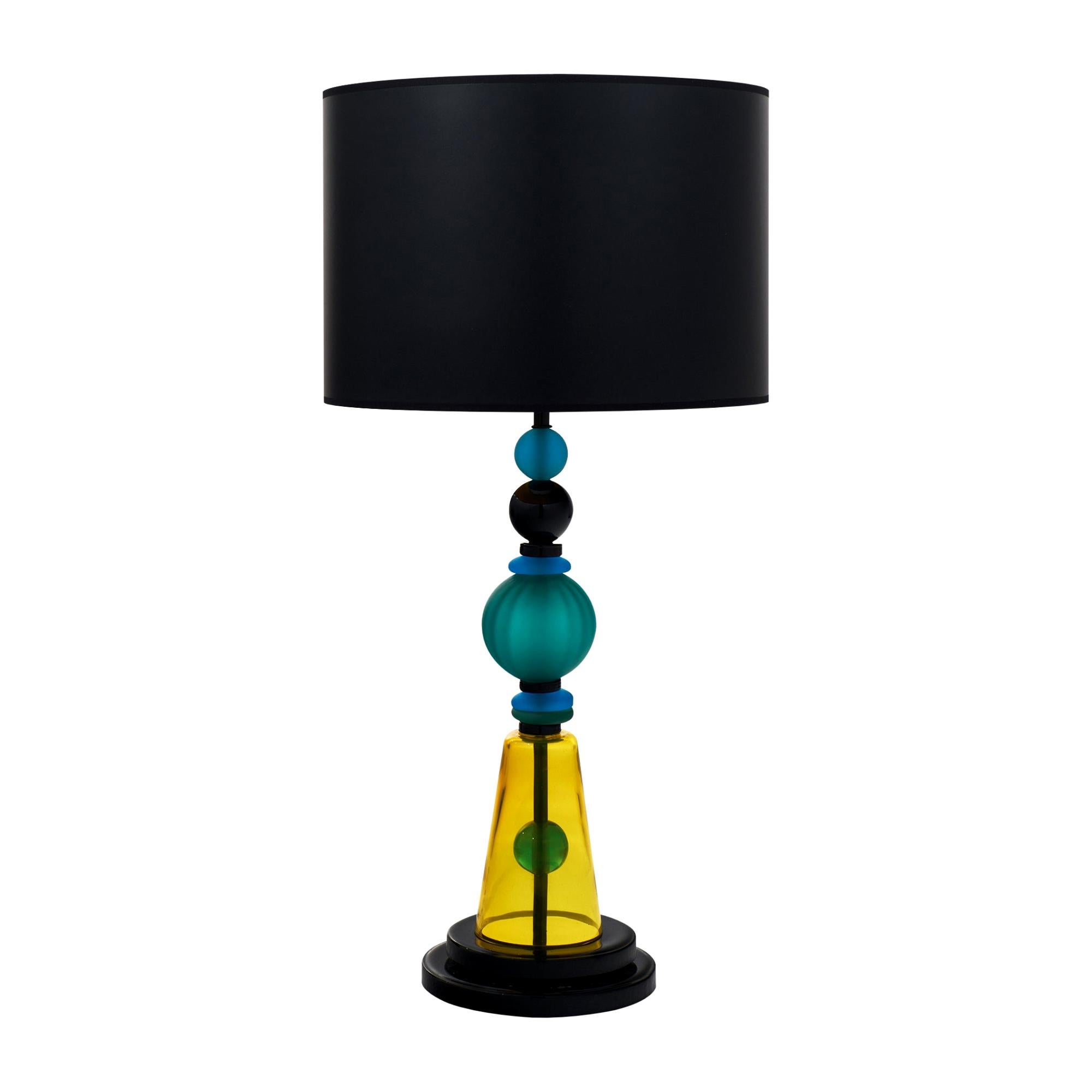 Geometric Murano Glass Lamp