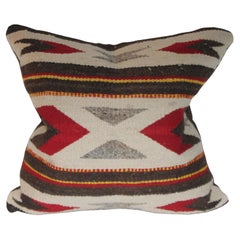 Geometric Navajo Indian Weaving Pillow