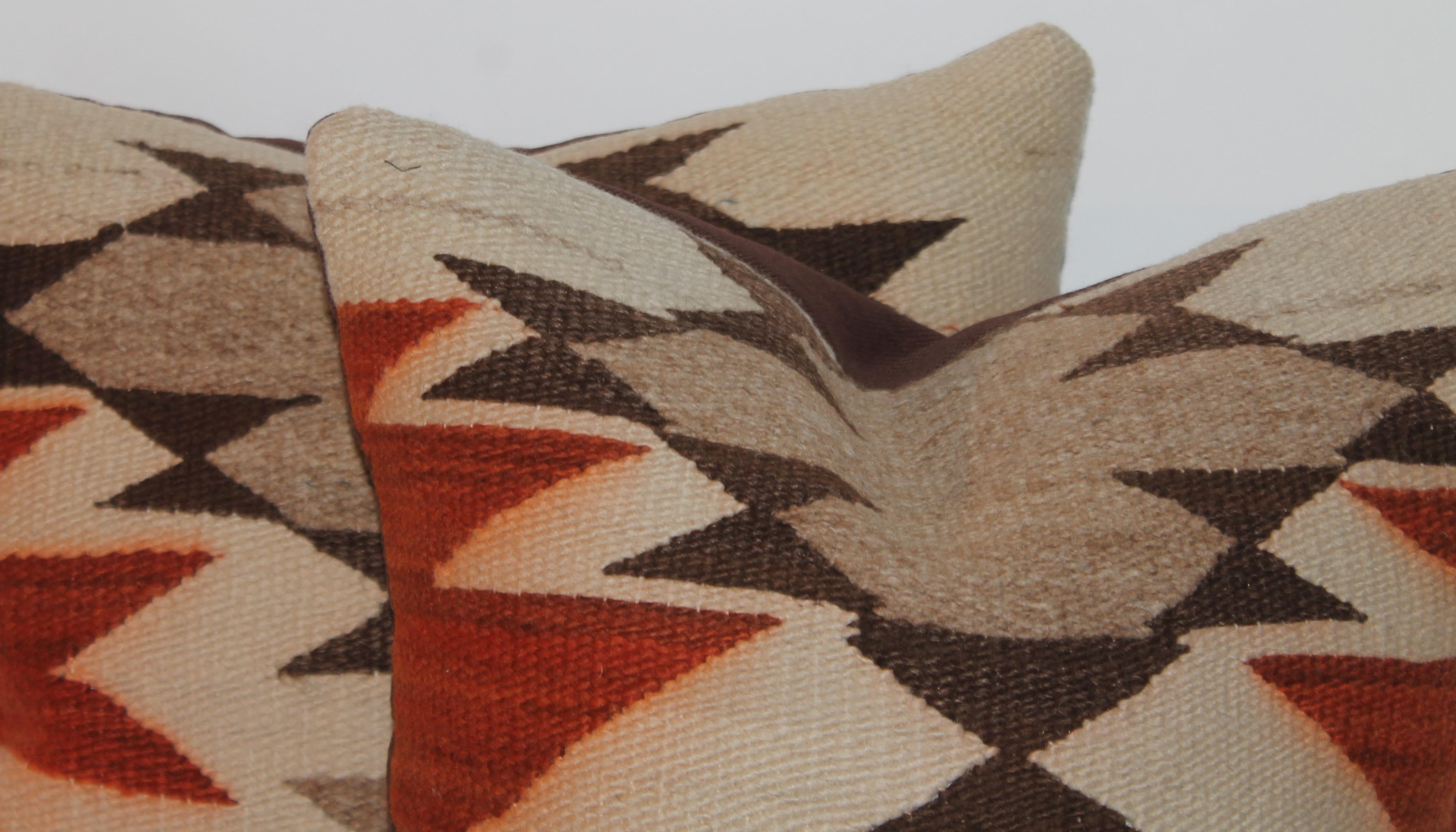 Adirondack Geometric Navajo Indian Weaving Pillows For Sale