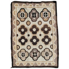 Geometric Navajo Indian Weaving Rug