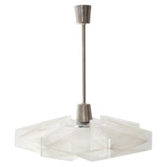 Lampada a sospensione geometrica in filo di nylon di Paul Secon per Sompex