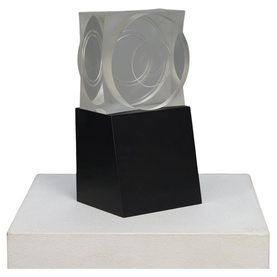 Oggetto geometrico in plexiglass di Maurice Ruche, 1972 in vendita