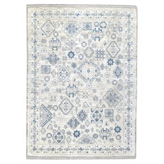 Geometric Oushak Wool Rug 7'10''x11'