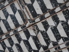 Geometric Painted Georgian Chest