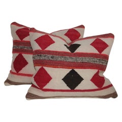 Geometric Pair of Navajo Indian Pillows