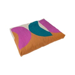 Geometric Palm Dog Bed