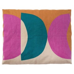 Geometric Palm Dog Bed