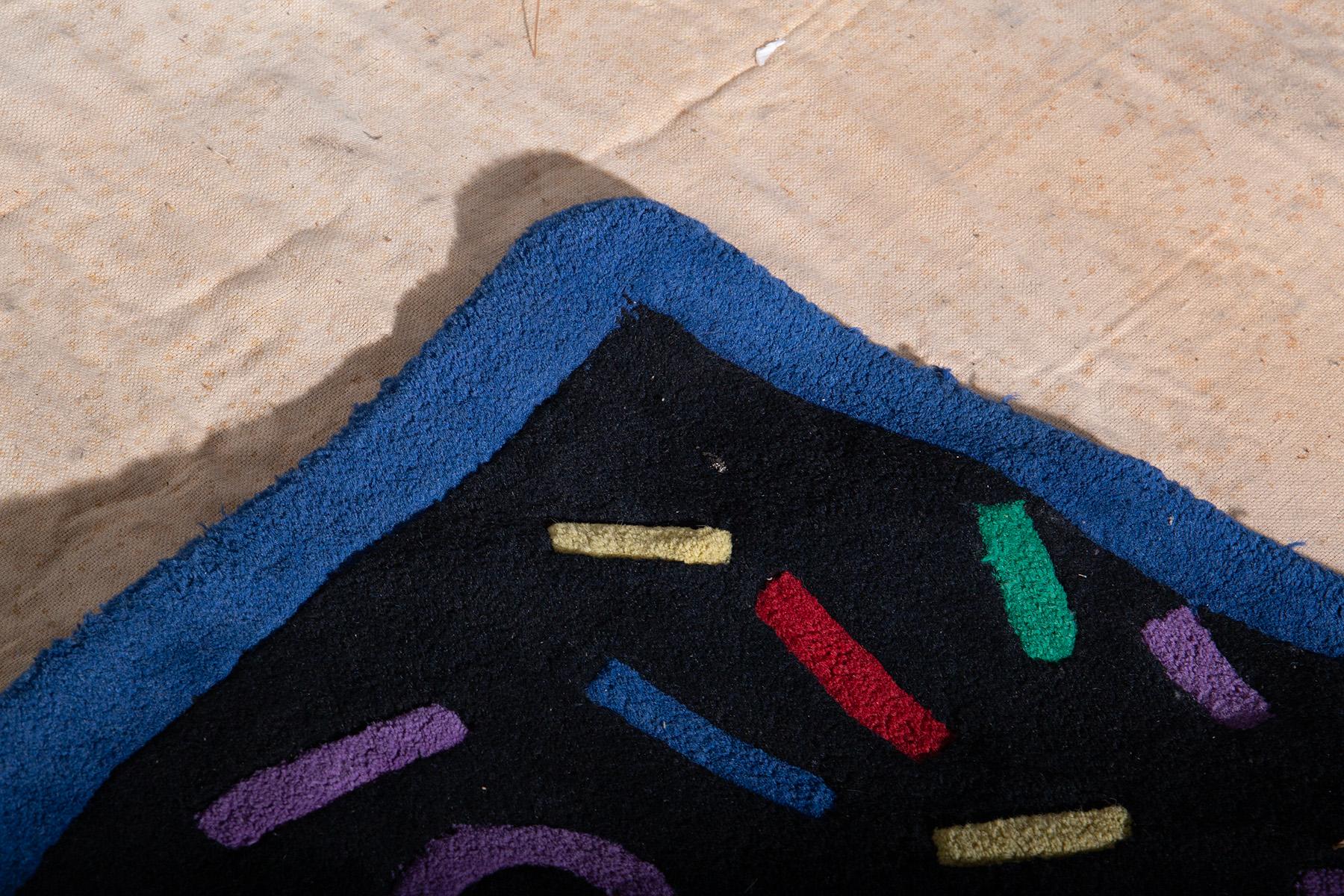 Lana Geometric patterns Vintage 70s-80s Rug in vendita