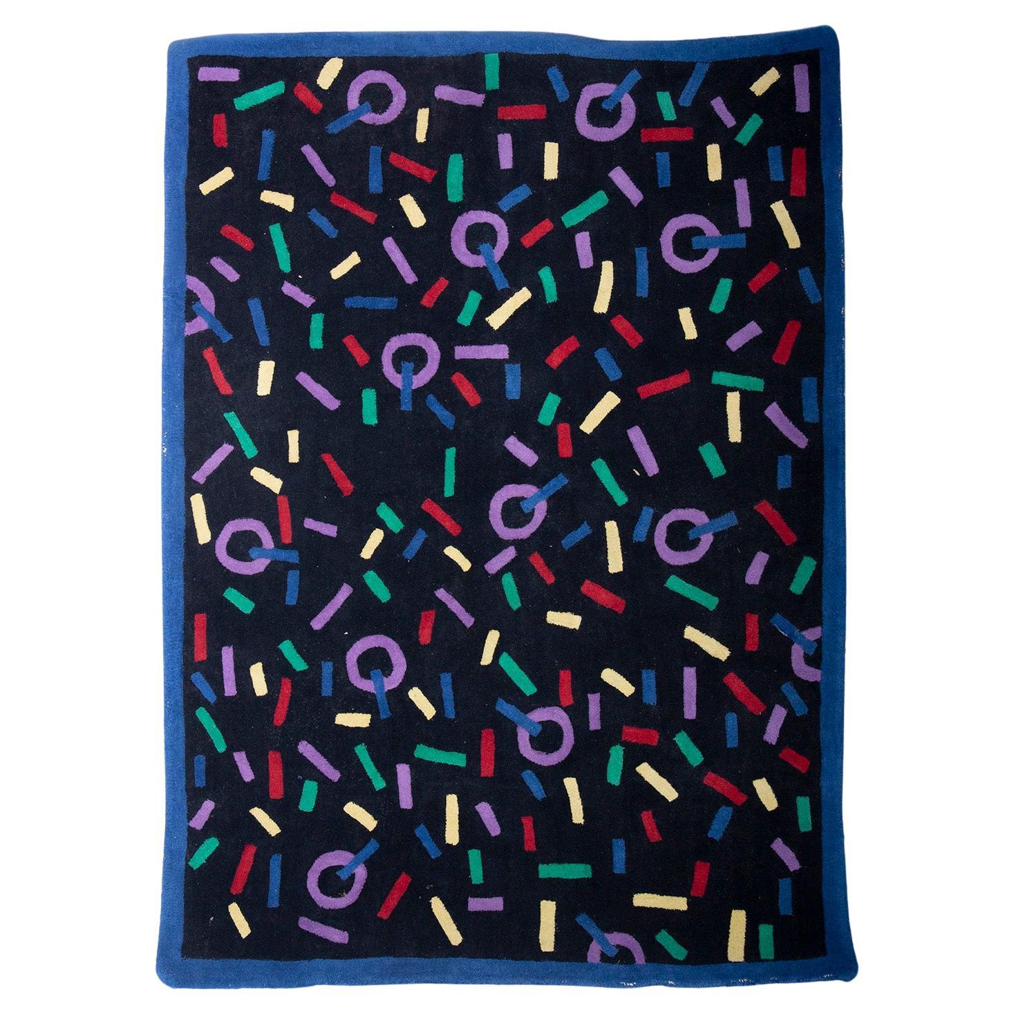 Geometric patterns Vintage 70s-80s Rug