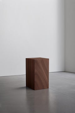 Geometric Plinth, Wood Veneer Pedestal, Basa B by Nono
