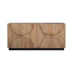 Geometric Reclaimed Pine Sideboard