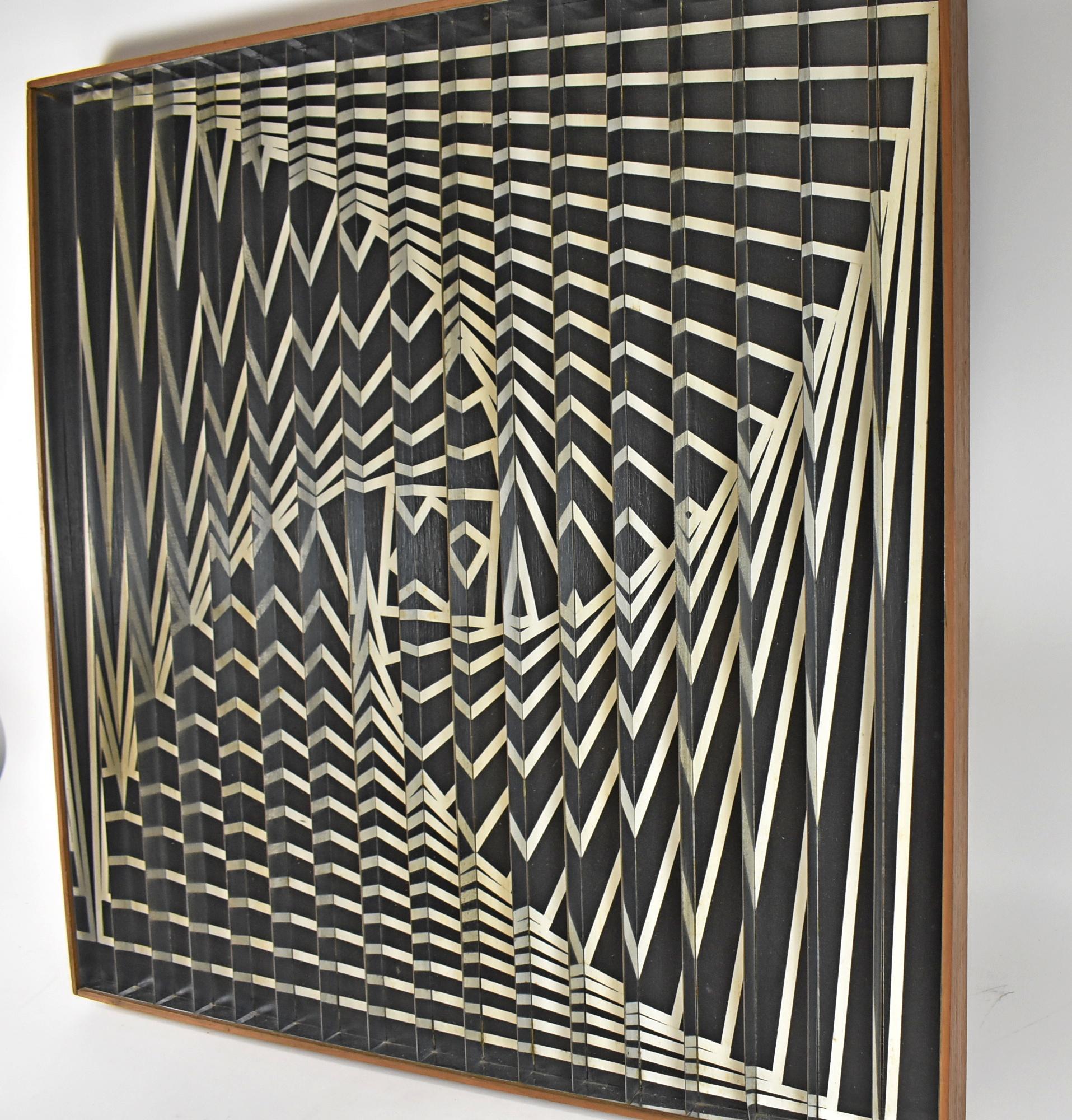 „Geometric Reflection“ Pop-Art von Mel Butor im Angebot 1