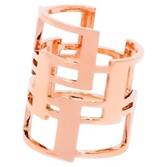 Geometric Ring in 18kt Rose Gold by Mohamad Kamra