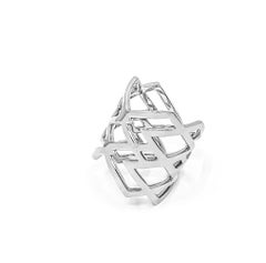 Geometric Ring in Platinum by Mohamad Kamra