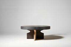 Geometric Round Top Fundamenta 65 Chic Design, Oak Finish by NONO