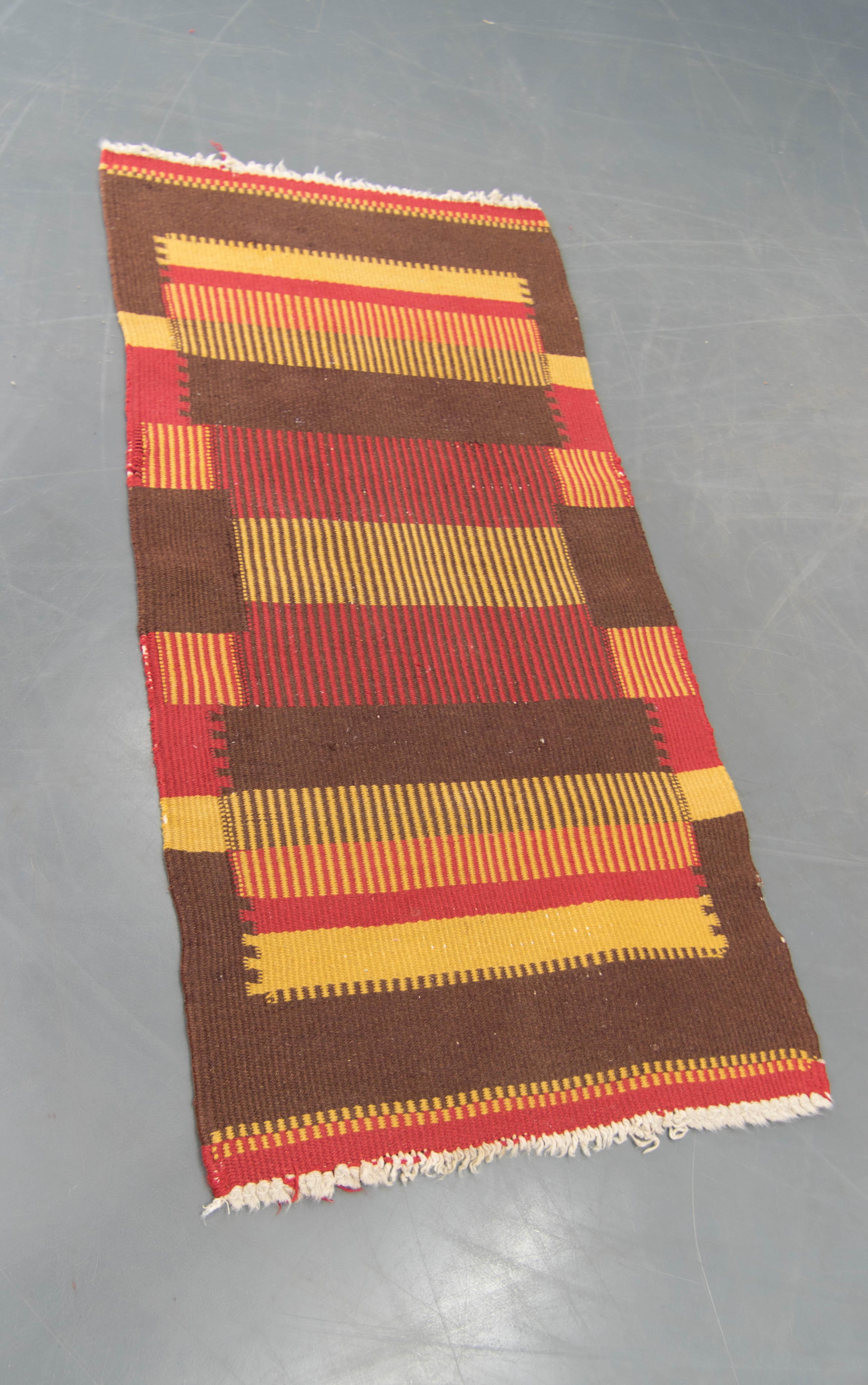 Geometrischer Teppich von Antonin Kybal, 1940er Jahre (Moderne der Mitte des Jahrhunderts) im Angebot