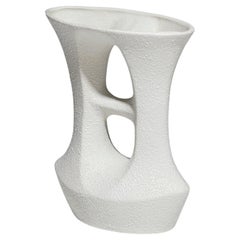 Geometric-Shaped Earthenware Vase, 1970s