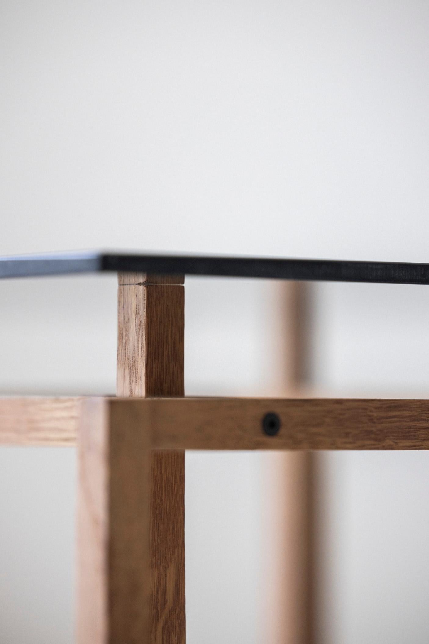 Geometric side table by Henning Nørgaard for Komfort Møbler, DK 1970s. For Sale 5