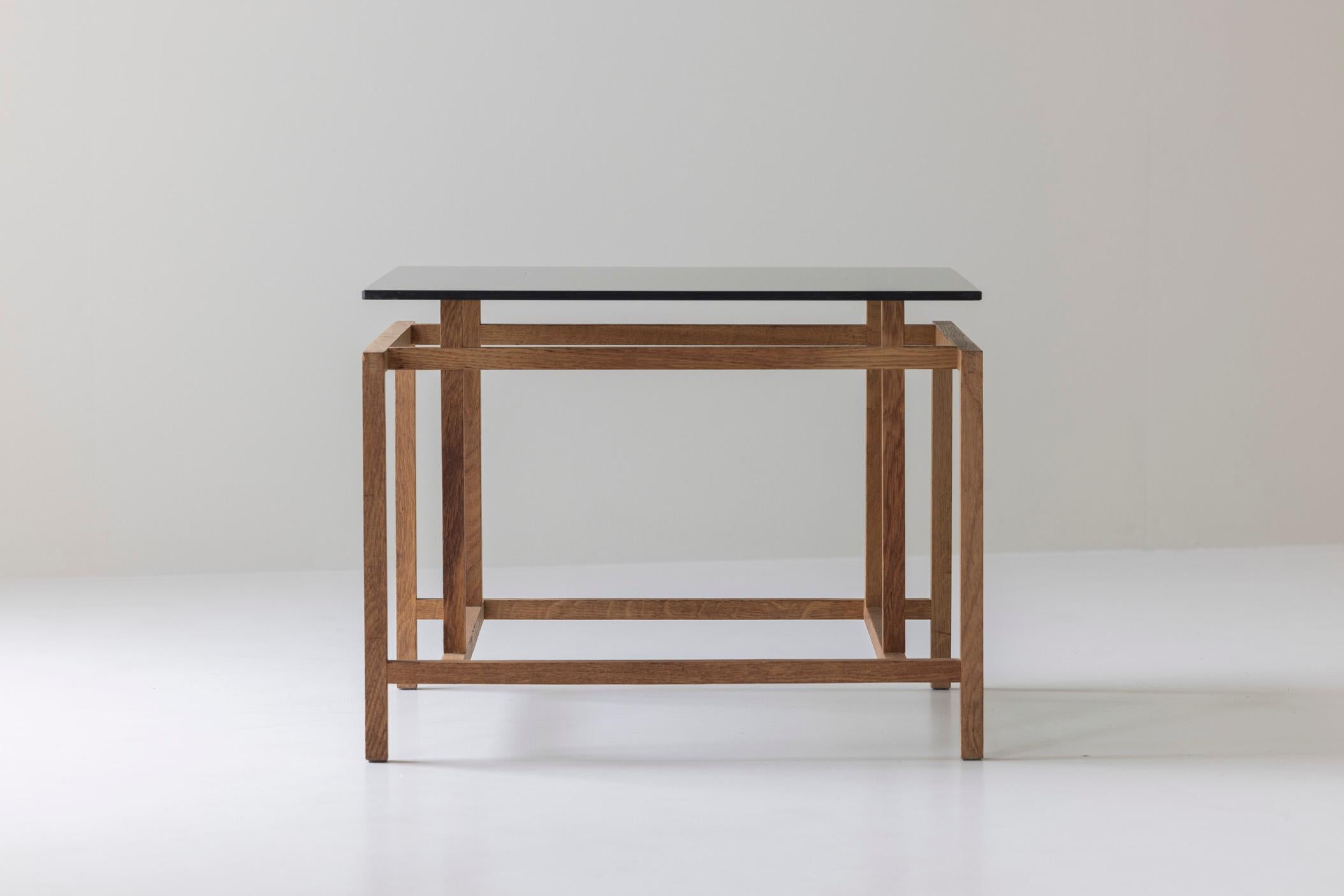 Geometric side table by Henning Nørgaard for Komfort Møbler, DK 1970s. For Sale 7