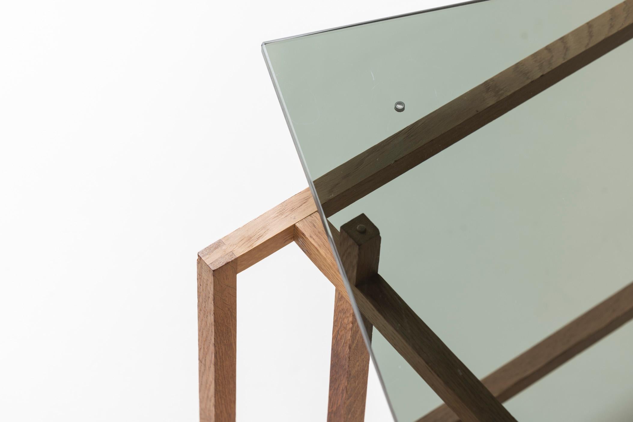 Geometric side table by Henning Nørgaard for Komfort Møbler, DK 1970s. For Sale 8