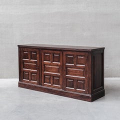 Geometric Spanish Mid-Century Sideboard