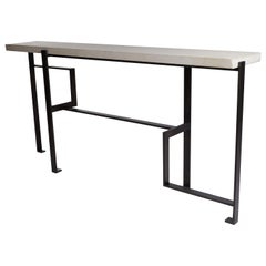 Geometric Steel Console