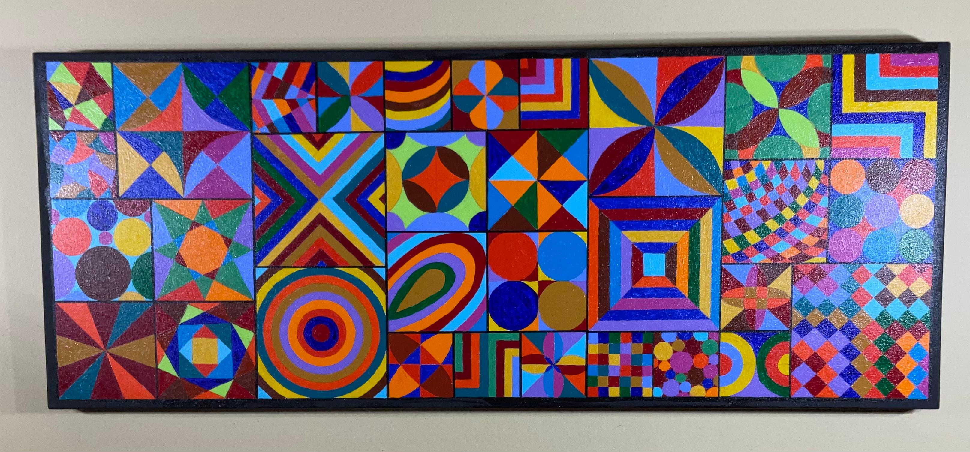 Canvas Geometric Style by Artist Stanley Brundage