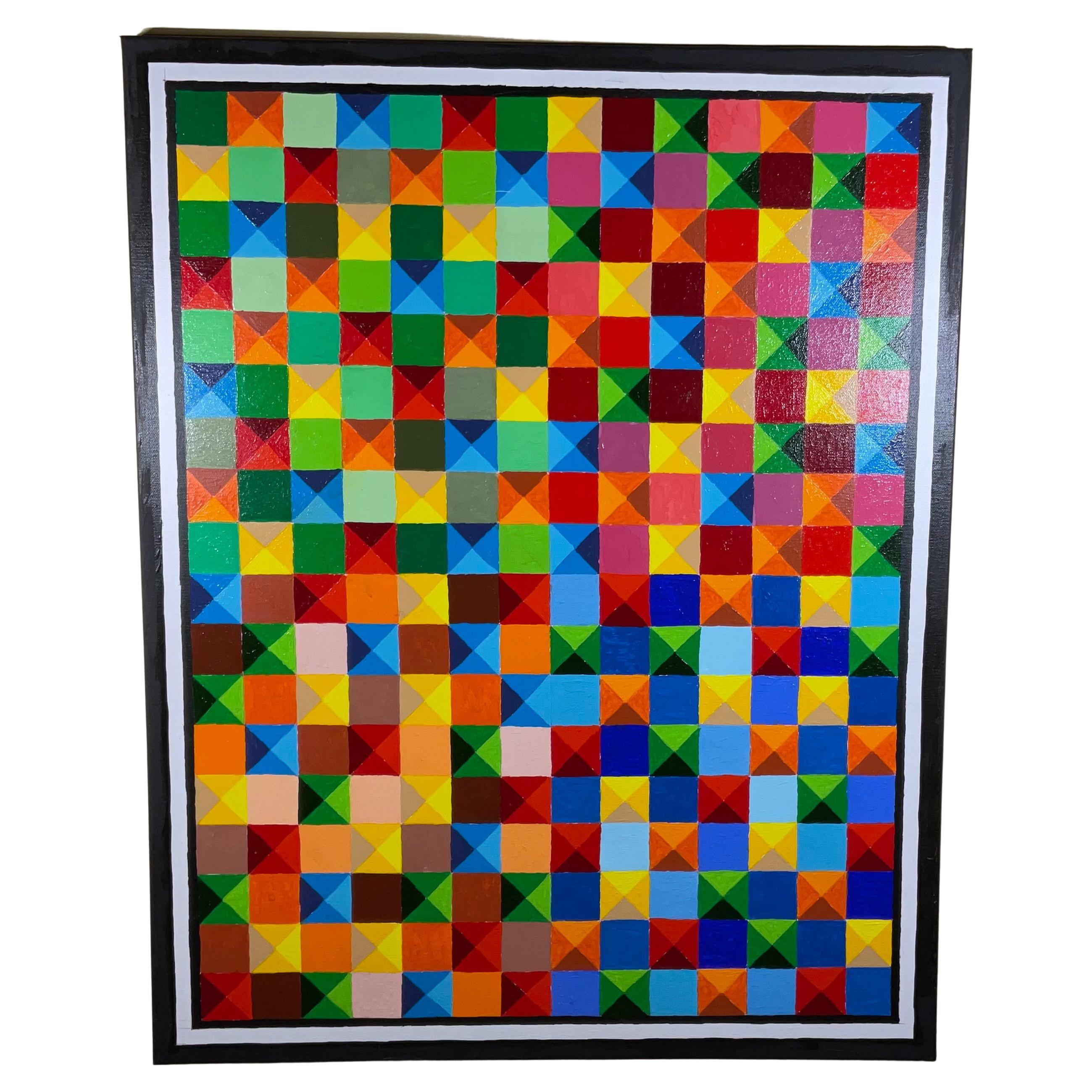 Geometric Style by Artist Stanley Brundage For Sale