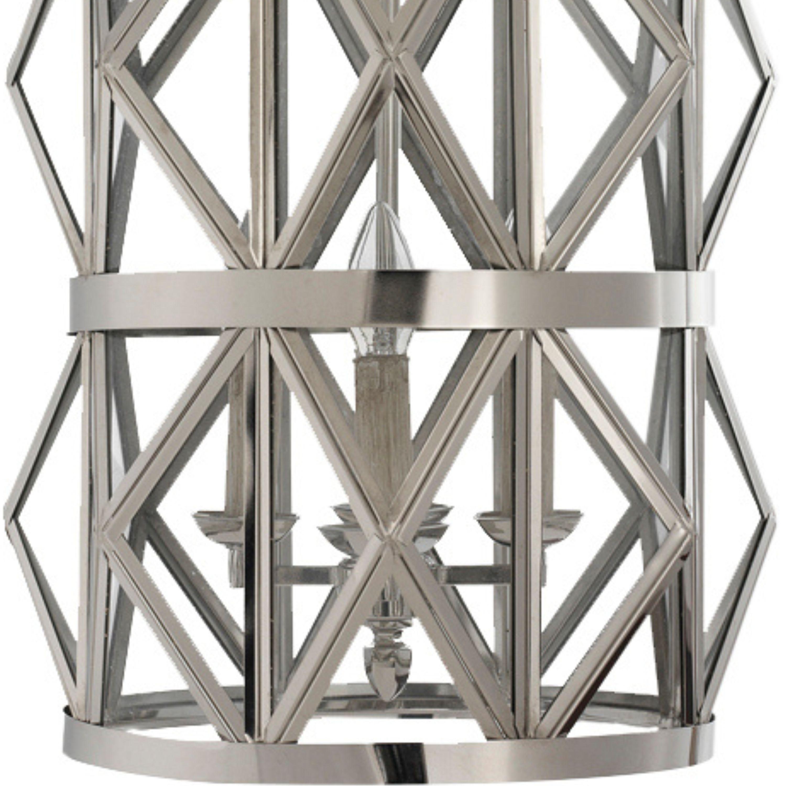 Geometric Suspension in Nickel Brass In New Condition For Sale In Firenze, FI